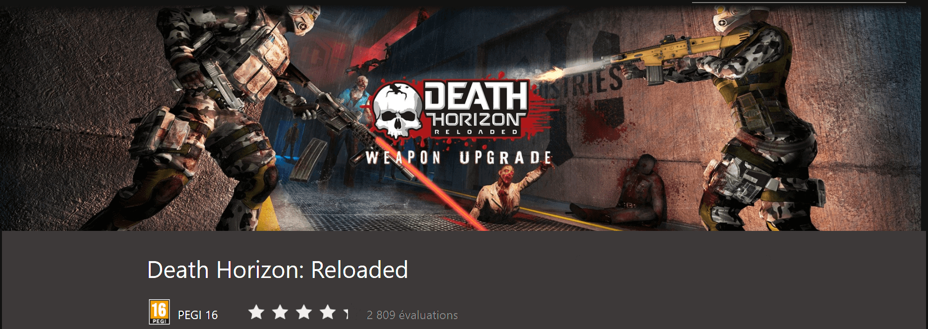 Jeu virtuel Death Horizon: Reloaded - animation d'anniversaire, divertissement en réalité virtuelle à Ile-Rousse, Calvi, Balagne, Corse