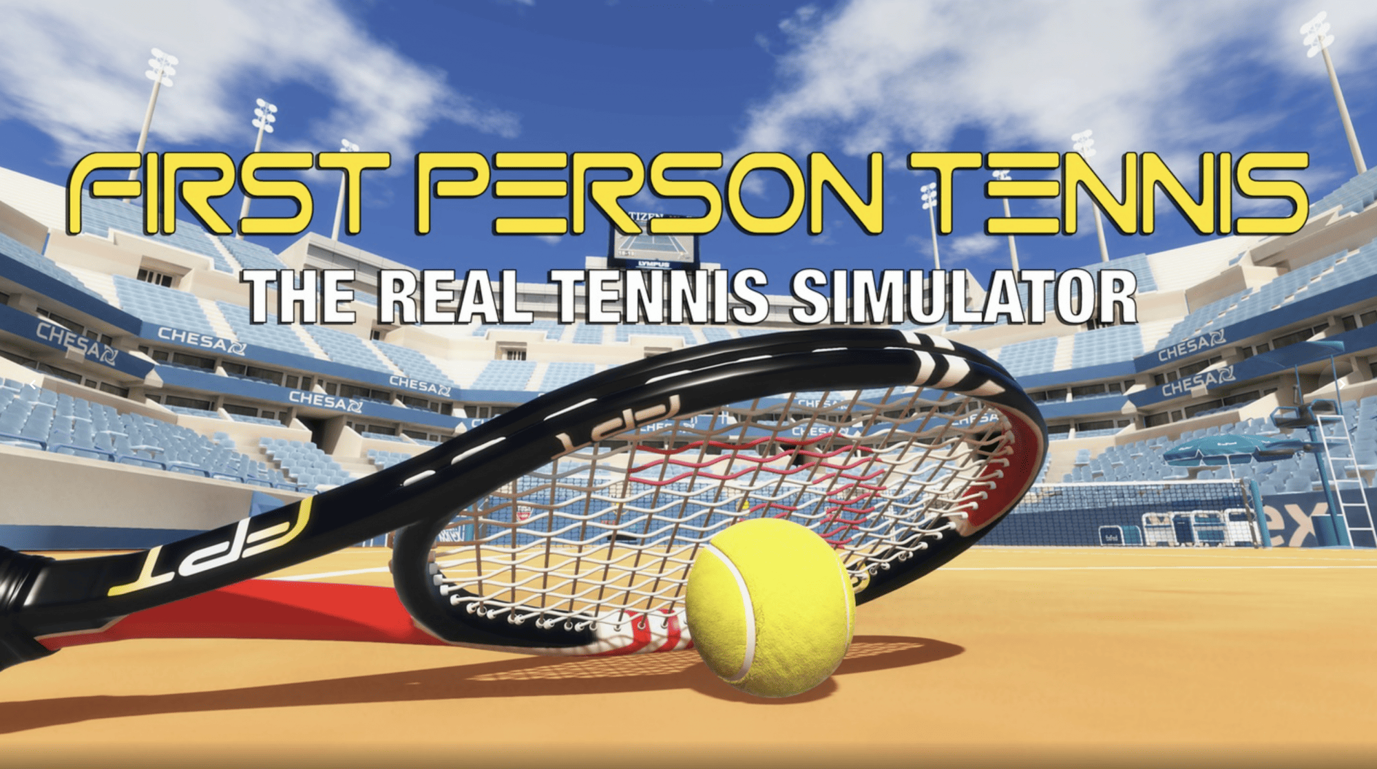 Jeu virtuel First Person Tennis - animation d'anniversaire, divertissement en réalité virtuelle à Ile-Rousse, Calvi, Balagne, Corse