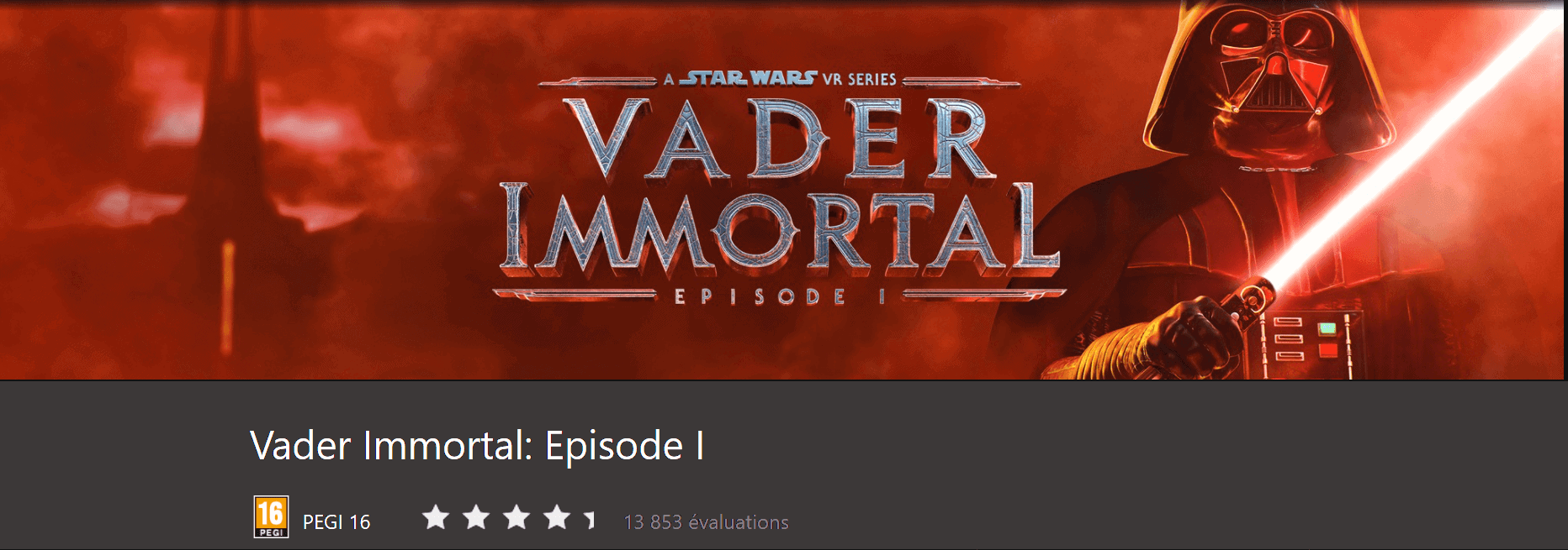Jeu virtuel Vader Immortal 1 - animation d'anniversaire, divertissement en réalité virtuelle à Ile-Rousse, Calvi, Balagne, Corse