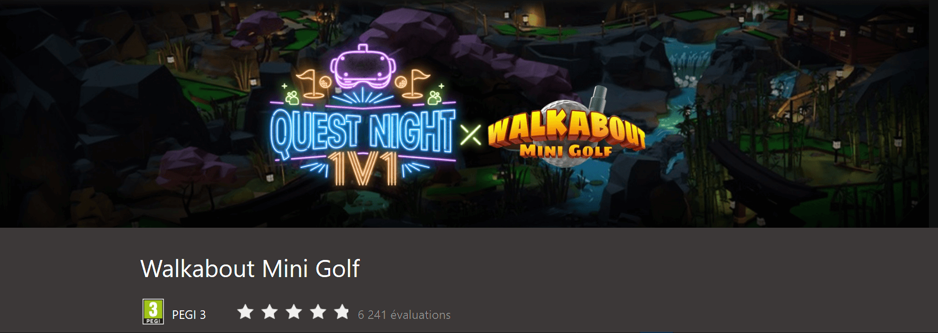 Jeu virtuel Walkabout Mini Golf - animation d'anniversaire, divertissement en réalité virtuelle à Ile-Rousse, Calvi, Balagne, Corse