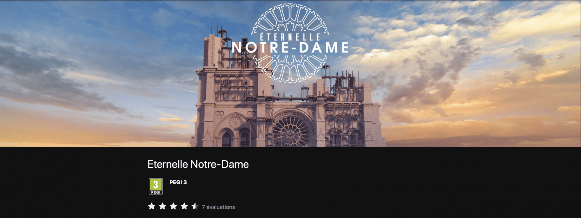 Jeu virtuel Eternelle Notre-Dame - animation d'anniversaire, divertissement en réalité virtuelle à Ile-Rousse, Calvi, Balagne, Corse